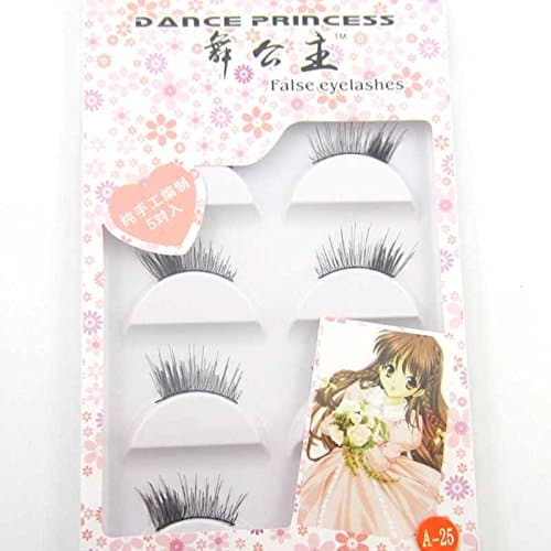 A25 2015 5 Pairs NATURAL FASHION WINGED HALF MINI False Eyelashes LOCAL DENSE CUTE eye LasheS
