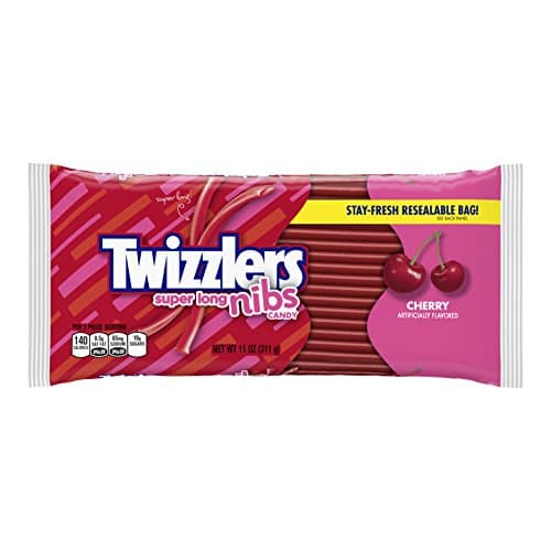 Twizzler Super Long Nibs Cherry Licorice, 11 oz