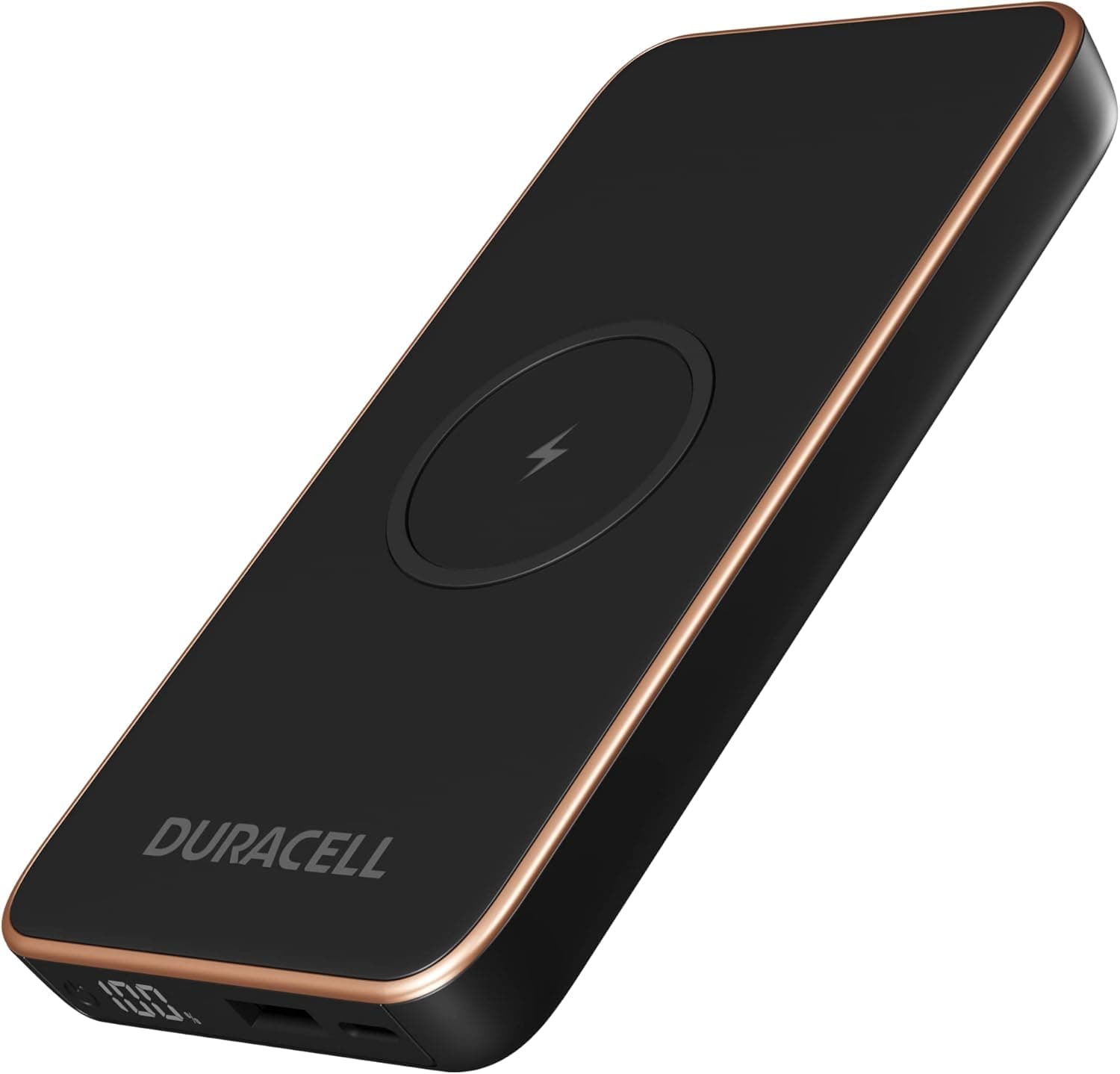 DURACELL Mobile Power Bank | Compatible with iPhone, iPad, Samsung, Android, and More | TSA Carry-on Compliant | Recharges Devices Up to 3X (10,000mAh Wireless + USB-C + USB-A)