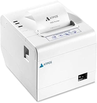 ATPOS AT-402 80mm 3 Inch Thermal Receipt Printer (Bluetooth + USB) | Auto Cutter