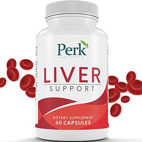 Perk Platinum Liver Support & Detox Cleanse Health Supplement - 110% Money Back Guarantee - Advanced All Natural Complex Formula