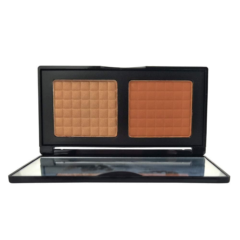Natural Bronzer, Blush, Highlighter, Contour kit, 0.42oz (Cocoa#1)