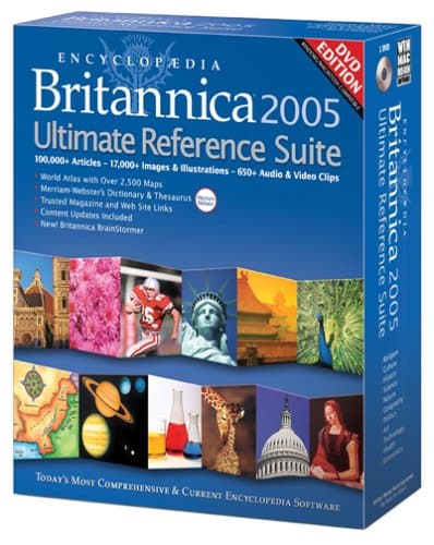 Encyclopedia Britannica 2005 DVD Ultimate Reference Suite