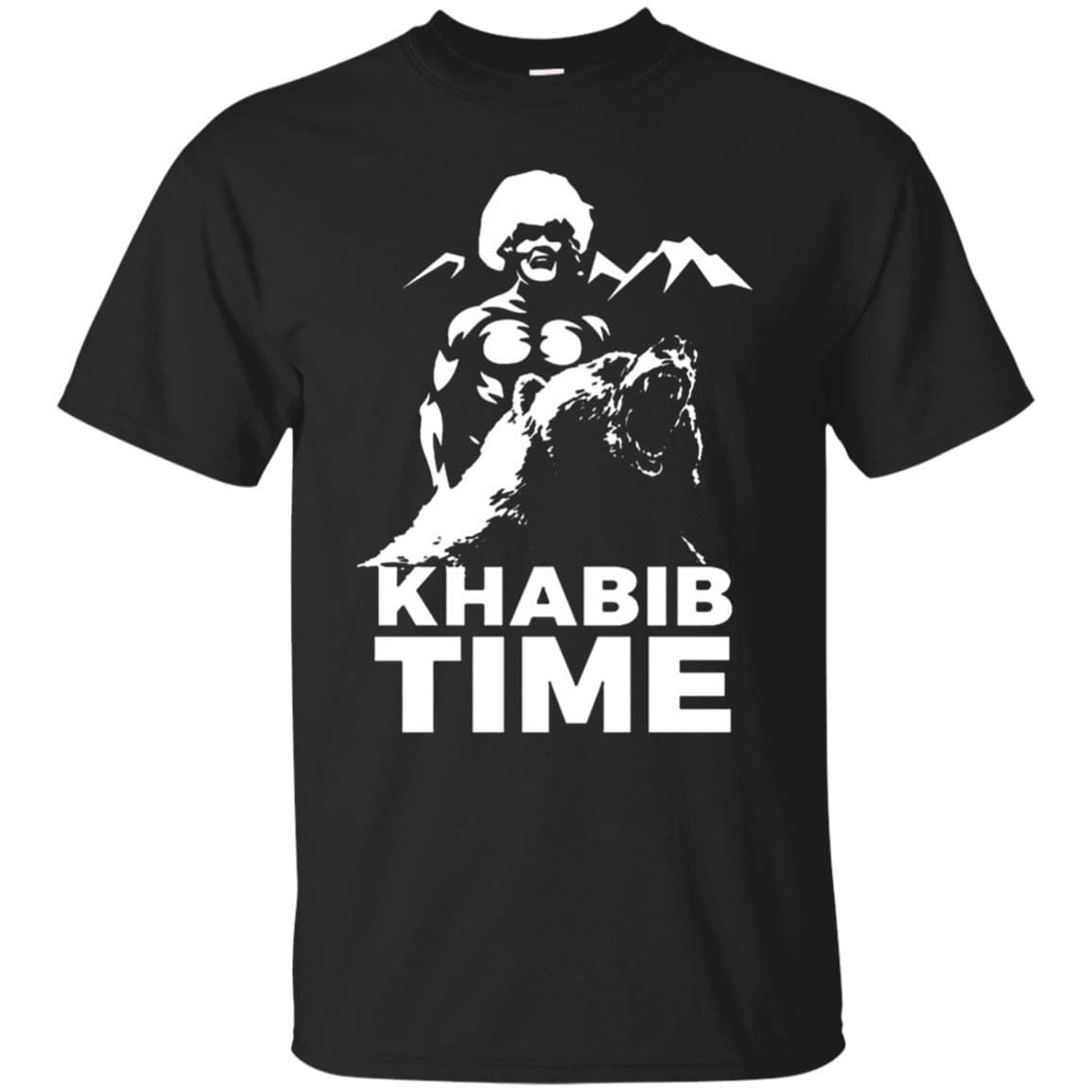 Khabib Nurmagomedov T-Shirt Khabib Time MMA UFC Men's Tee Shirt Short Sleeve