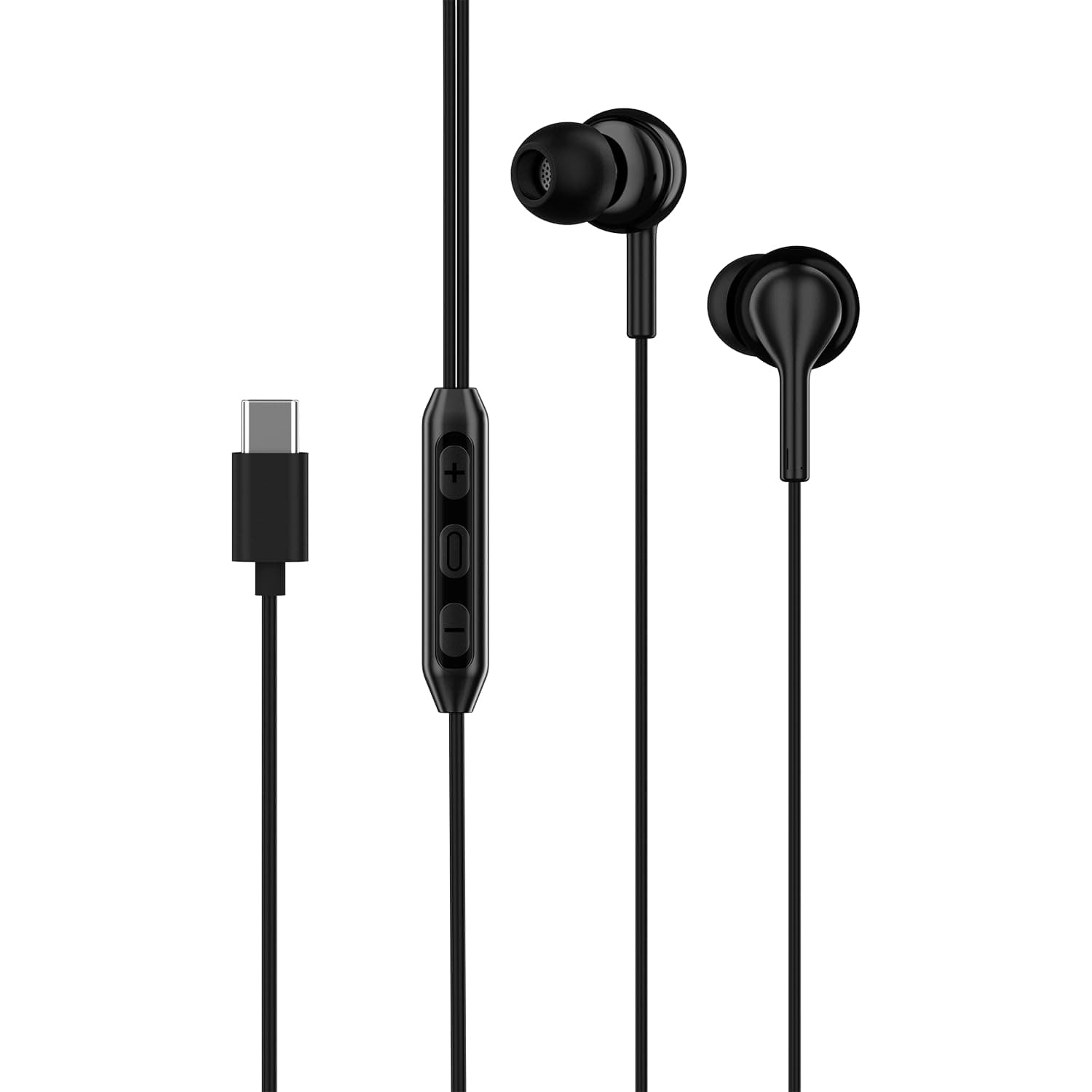 boAt Bassheads 100 Type C in-Ear Earphones(Black)