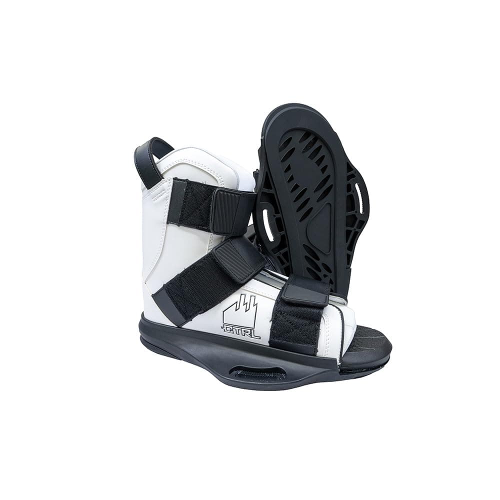 CTRL Imperial V2 Open-Toe Wakeboard Bindings, White