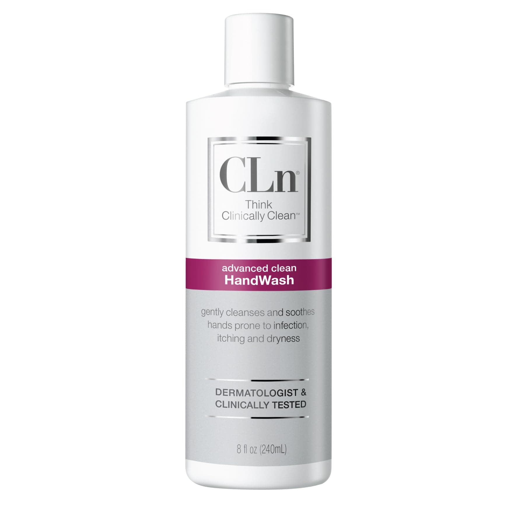 CLn HandWash - Hygiene for Hands with Sensitive Skin, Eczema, Itching or Infection - (8 fl oz) Soap