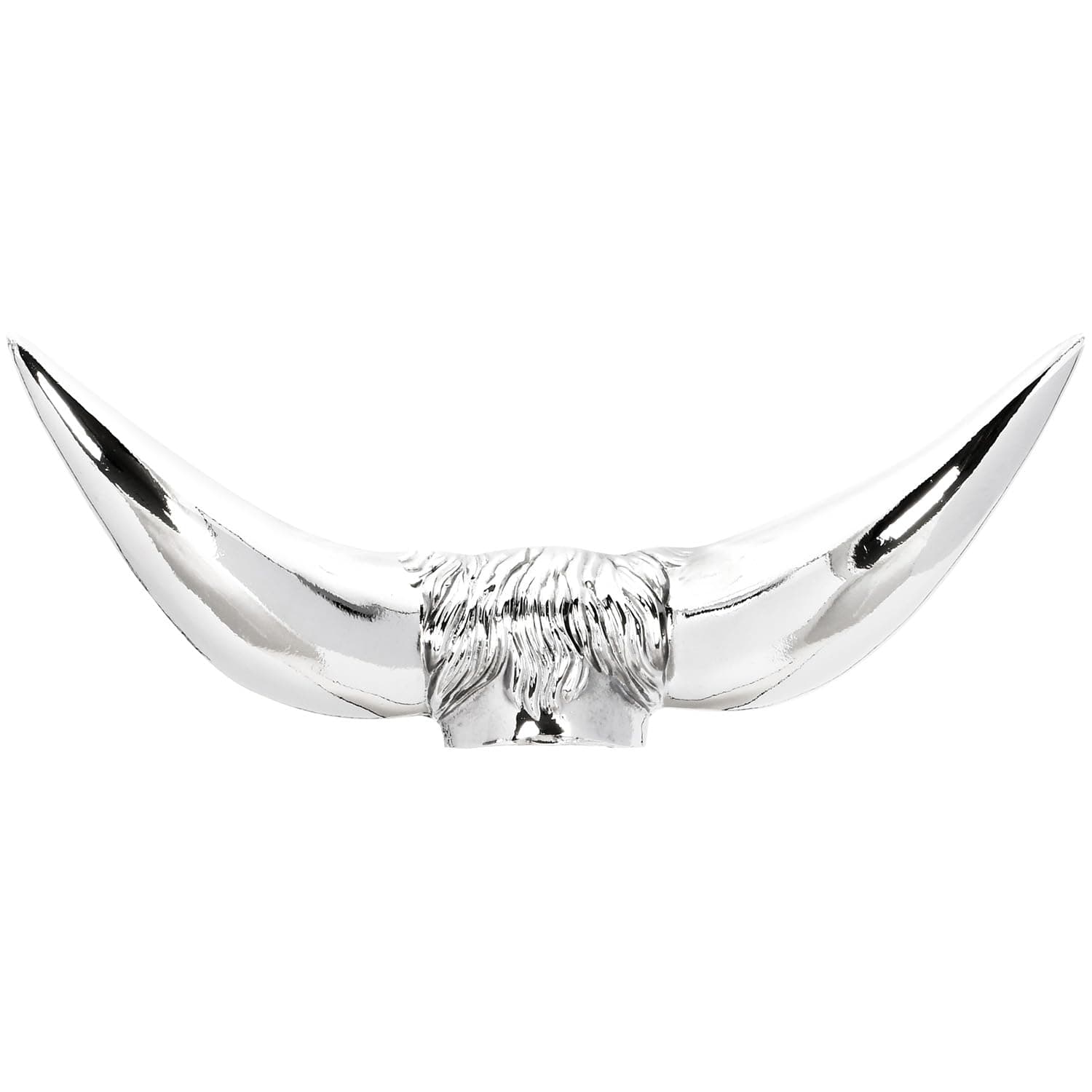 Grand General 48180 Chrome Bull Horn Hood Ornament