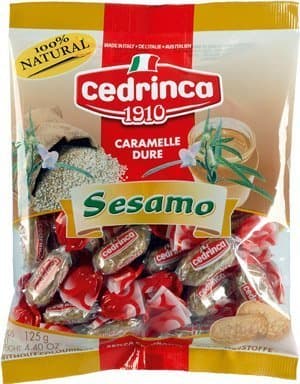 Cedrinca Sesamo Candies Bags 4.40 oz Ounces (Pack of 6)