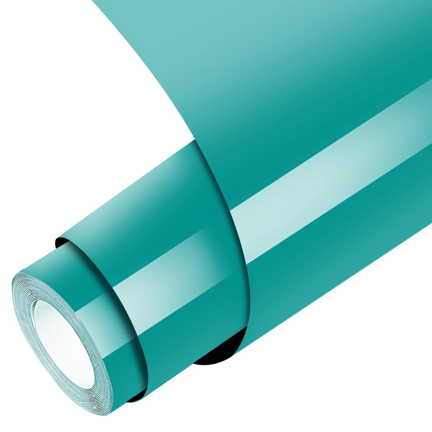 BOSADA Heat Transfer Vinyl 12" x 4ft PU Aqua Green HTV Vinyl Roll for T-shirt Clothing,Logo,Hat,Fabric