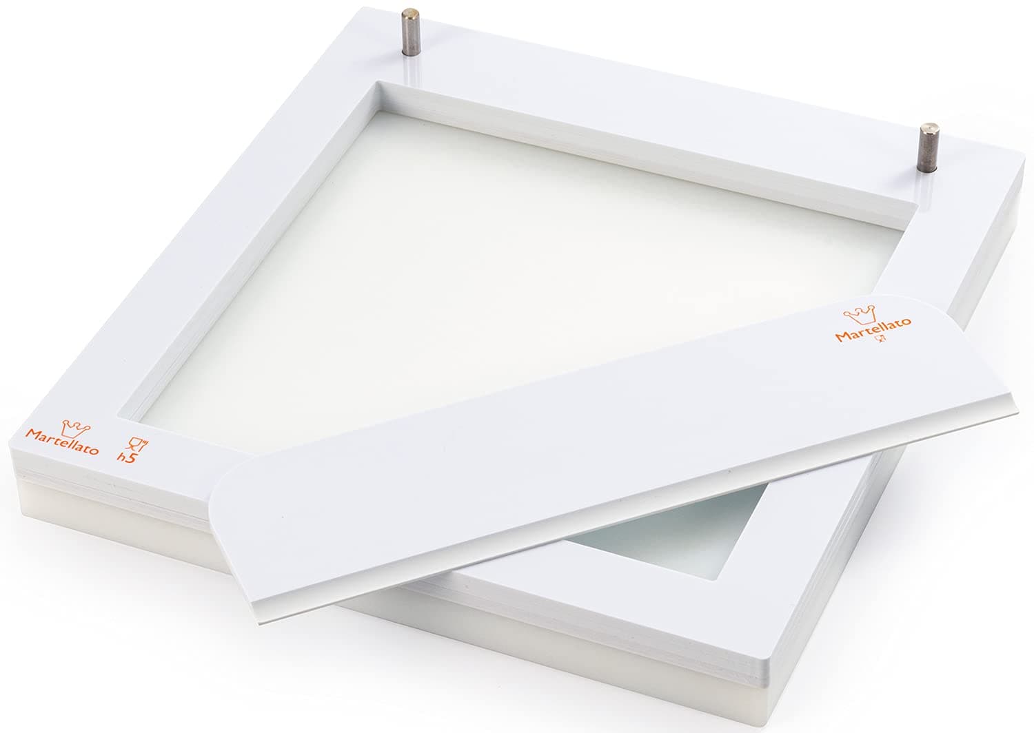 50TLMINI Ganache Layer Frame Kit for layering Chocolate within a Square Space 9.45 x 9.45 Inches