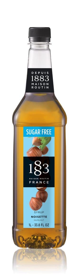 1883 Maison Routin Hazelnut Sugar Free Syrup & Pump