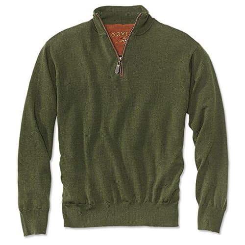 Orvis Men's Merino Wool Zipneck Sweater/Merino Wool Zip-Neck Sweater