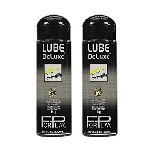 New ForPlay Lube DeLuxe Gel 9.5 Oz Bottle 2-Pack Premium Personal Water-based Lubricant