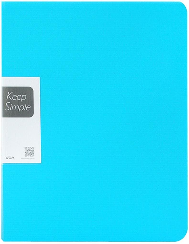 Shuter 30-Pocket A4 Protector Presentation Book,60-Page Capacity,Available for Report Sheets,Artworks,Music Sheets,Clippings