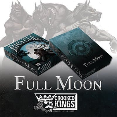 Bicycle Werewolf Full Moon Playing Cards (Special Edition) - Trick by Crooked Kings Cards