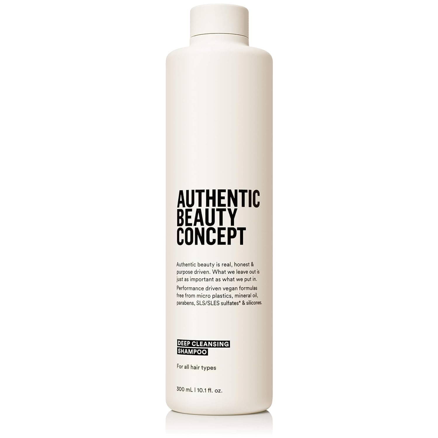 Authentic Beauty Concept Deep Cleansing Shampoo | Purifying Cleanser | Removes Impurities & Grease | All Hair Types | Vegan & Cruelty-free | Sulfate-free | 10.1 fl. oz.