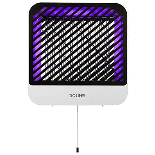 DOUHE Bug Zapper, Fly Trap Indoor Fly Zapper with UV LED Bug Lamp, Mosquito Zapper Non-Toxic No Radiation, Noiseless Plug in Electric Fly Trap, Mosquito Trap 800 SQFT Coverage