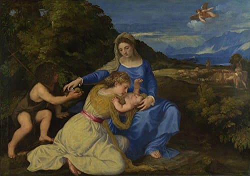 The Museum Outlet - Titian - The Aldobrandini Madonna - A3 Poster Print