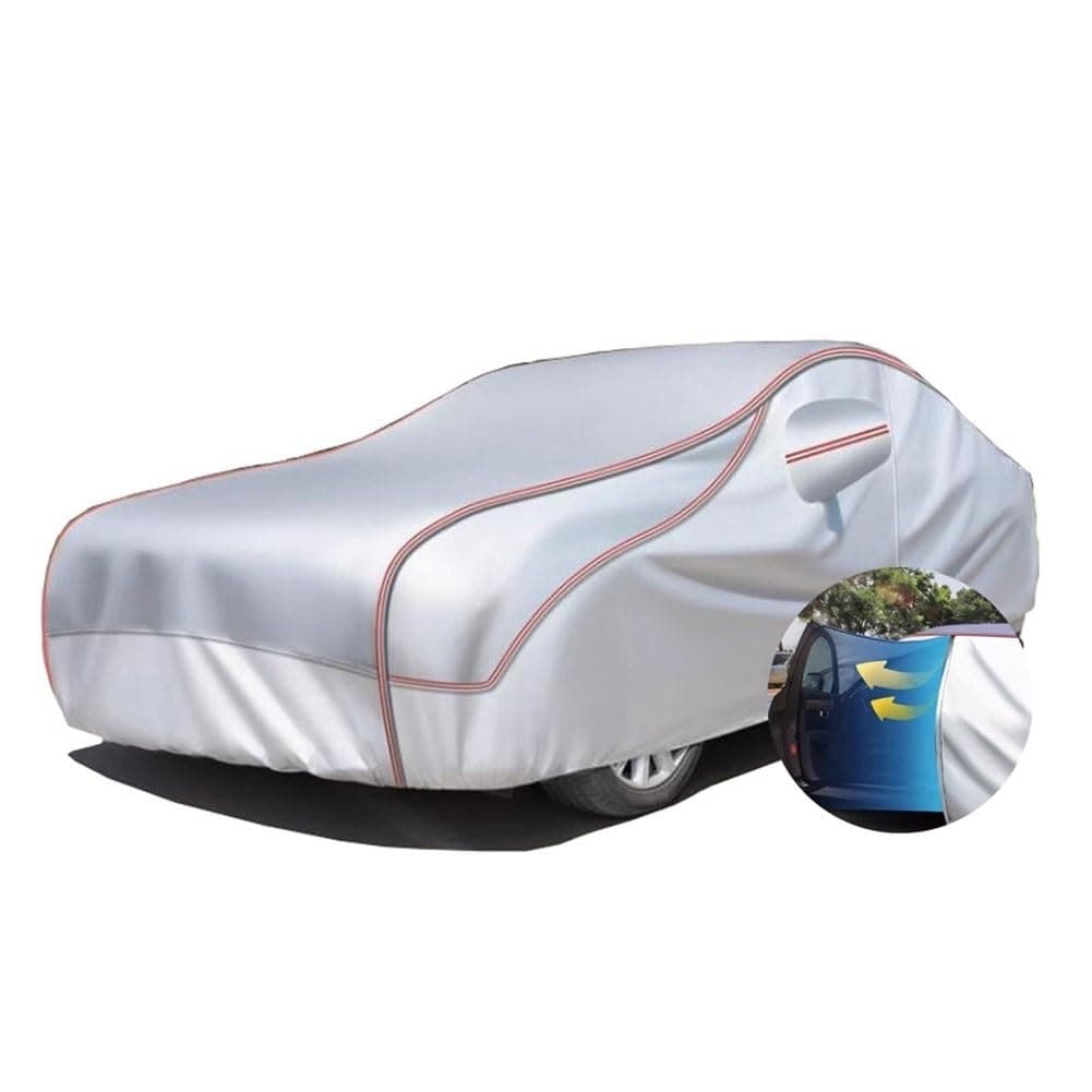 Car Cover outdoor For Lotus Emira Evija Evora Europa 2, Anti-hail anti-scratch plus cotton car tarpaulin, Exterior breathable anti-uv waterproof full car cover with anti-theft lock