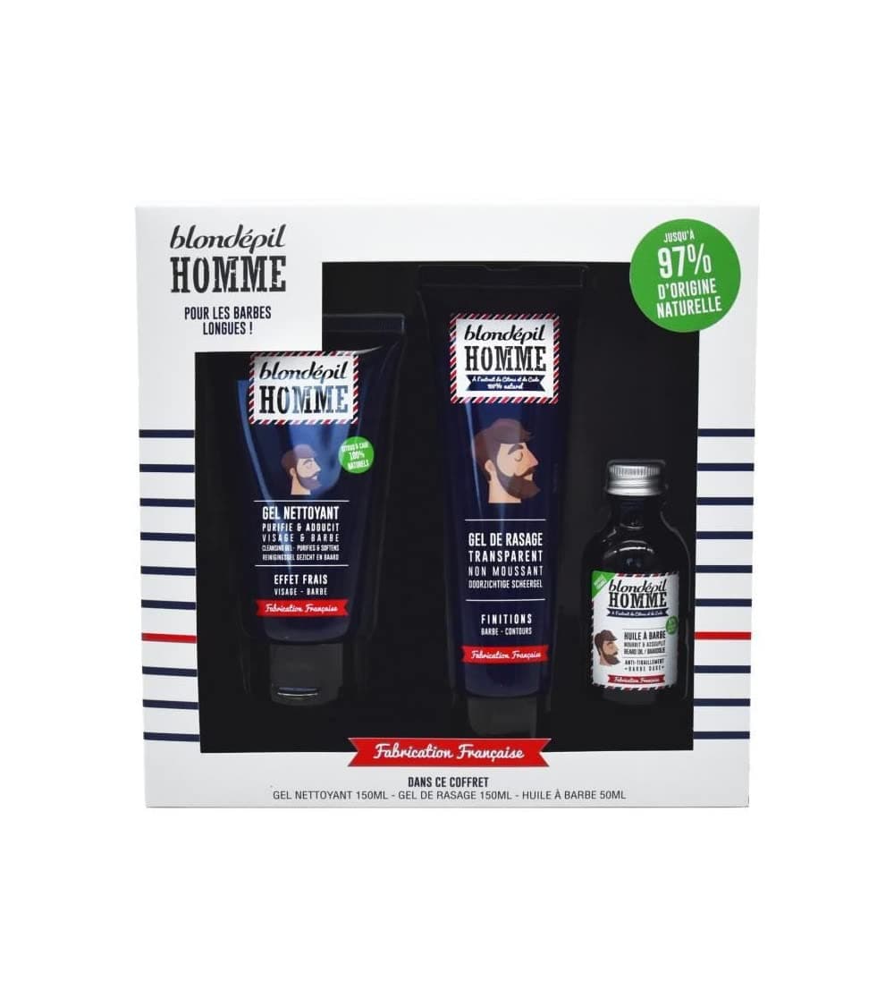 BLONDEPIL HOMME Natural Barber Oil Set