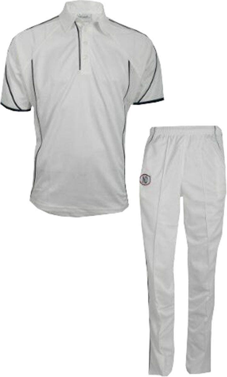 ND Cricket Playing Kit Trousers Shirt Whites Flannels Match Pants Boys Mens *New