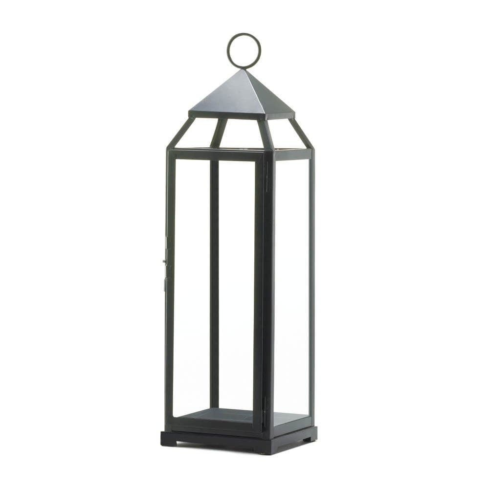 Koehler Home Decor Accent Tall Black Contemporary Lantern