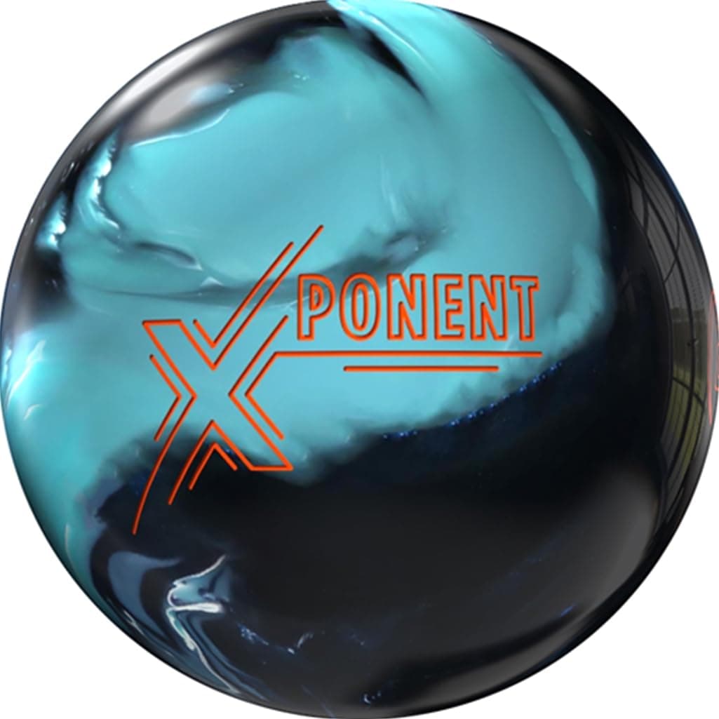 Bowlerstore Products 900 Global PRE-DRILLED Xponent Pearl Bowling Ball - Sky Blue/Black 14lbs