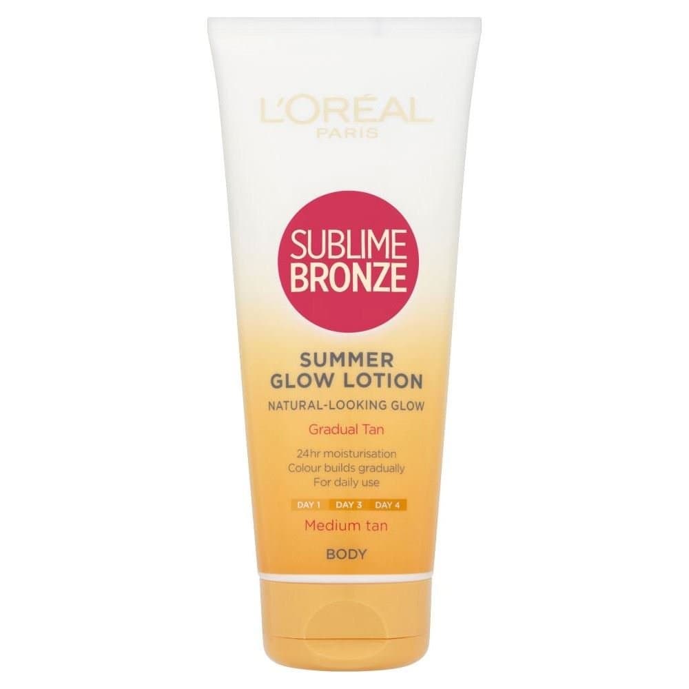 L'Oréal Paris Sublime Bronze Gradual Tan - Medium (200ml) - Pack of 6