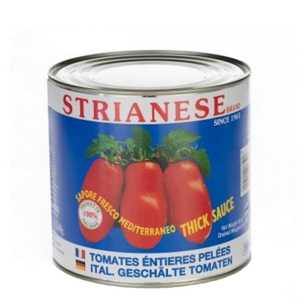 D. O. P. Peeled Italian Tomatoes in Tomato Sauce for Pasta 2,5kg