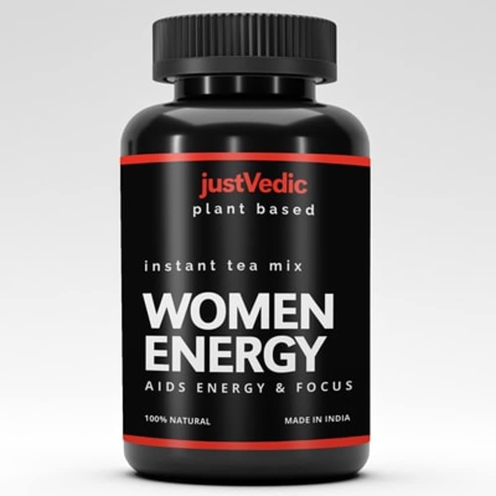 Women Energy Premix ( 6 Months Pack, 360 Gms ) - Helps with Energy & Alertness - Justvedic