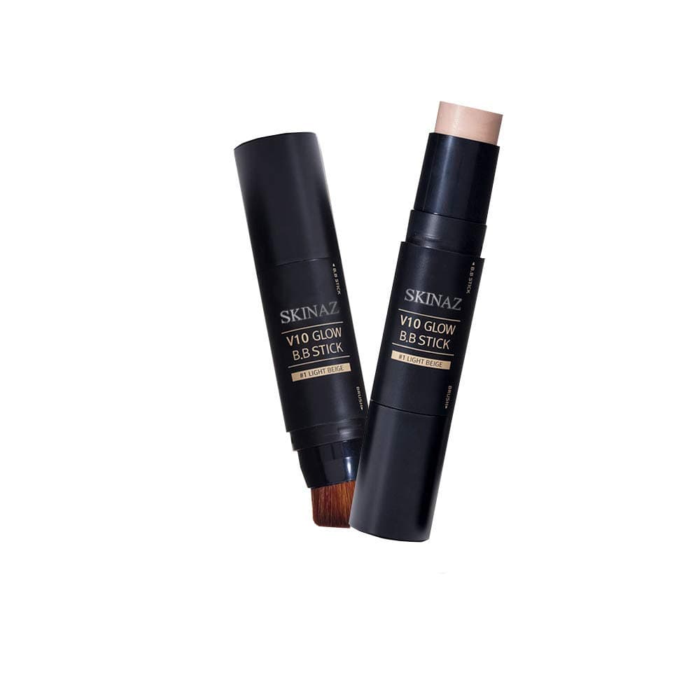 Skinaz) Skinaz V10 perfect skin BB Cover stick BB foundation(#23 Natural Beige) Blush stick