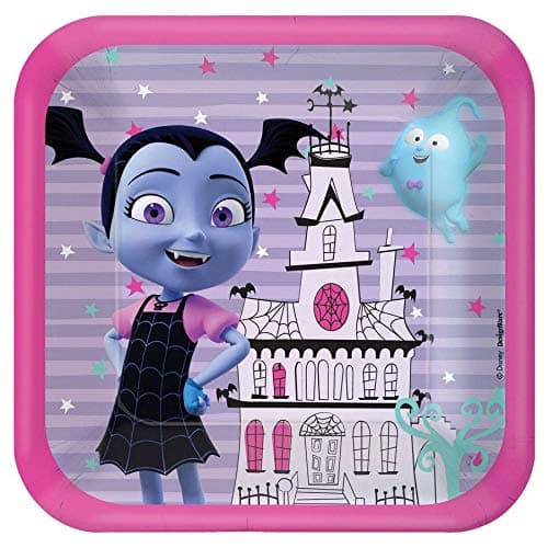 BirthdayExpress Vampirina Party Supplies 24 Pack Dessert Plates
