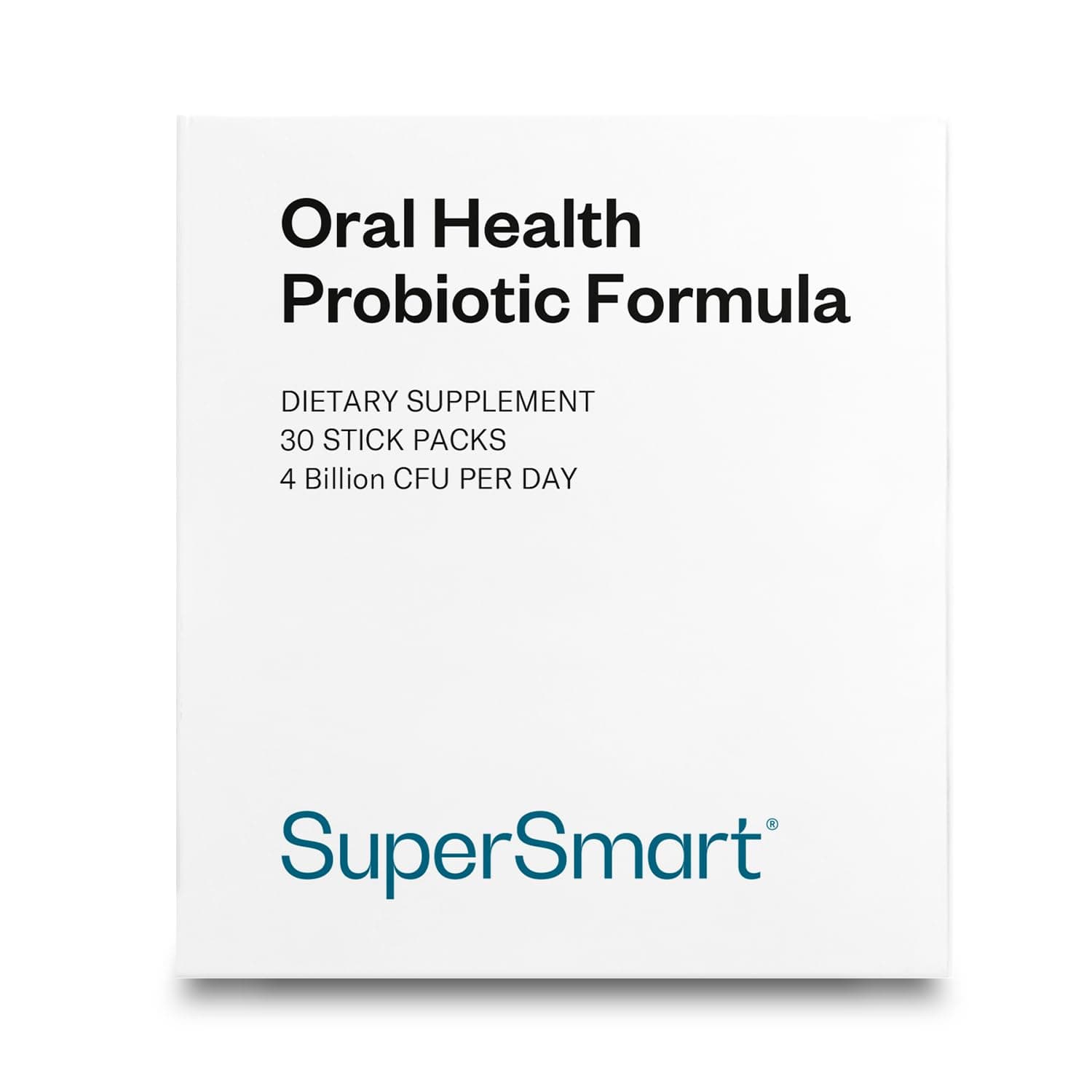 Oral Health Probiotics 4 Billion CFU per Day - Dental Health & Bad Breath Treatment (Halitosis) | Non-GMO & Gluten Free - 30 Sticks