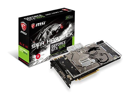 MSI NVIDIA GeForce GTX 1070 SEA HAWK EK X 8GB GDDR5 DVI/HDMI/3DisplayPort PCI-Express Video Card