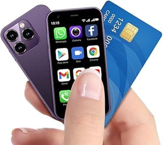 Unlocked Mini Smartphone has 3.0 inch HD Screen for Kids, Big Battery, 2GB RAM and 16GB ROM, Android 10.0, Dual SIM Dual Camera Cheap Mobile Phones (Purple)