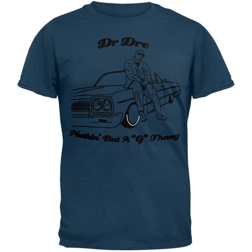 Dr. Dre - Mens G Thang T-Shirt Dark Blue