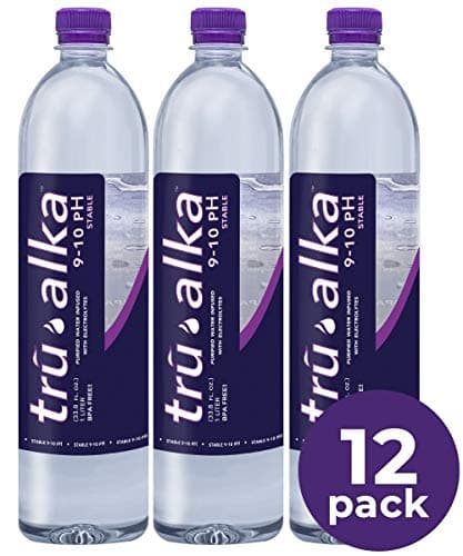 Tru Alka Water | Alkaline Water pH 9-10 (12 pack 1 Liter) | Perfect Hydration