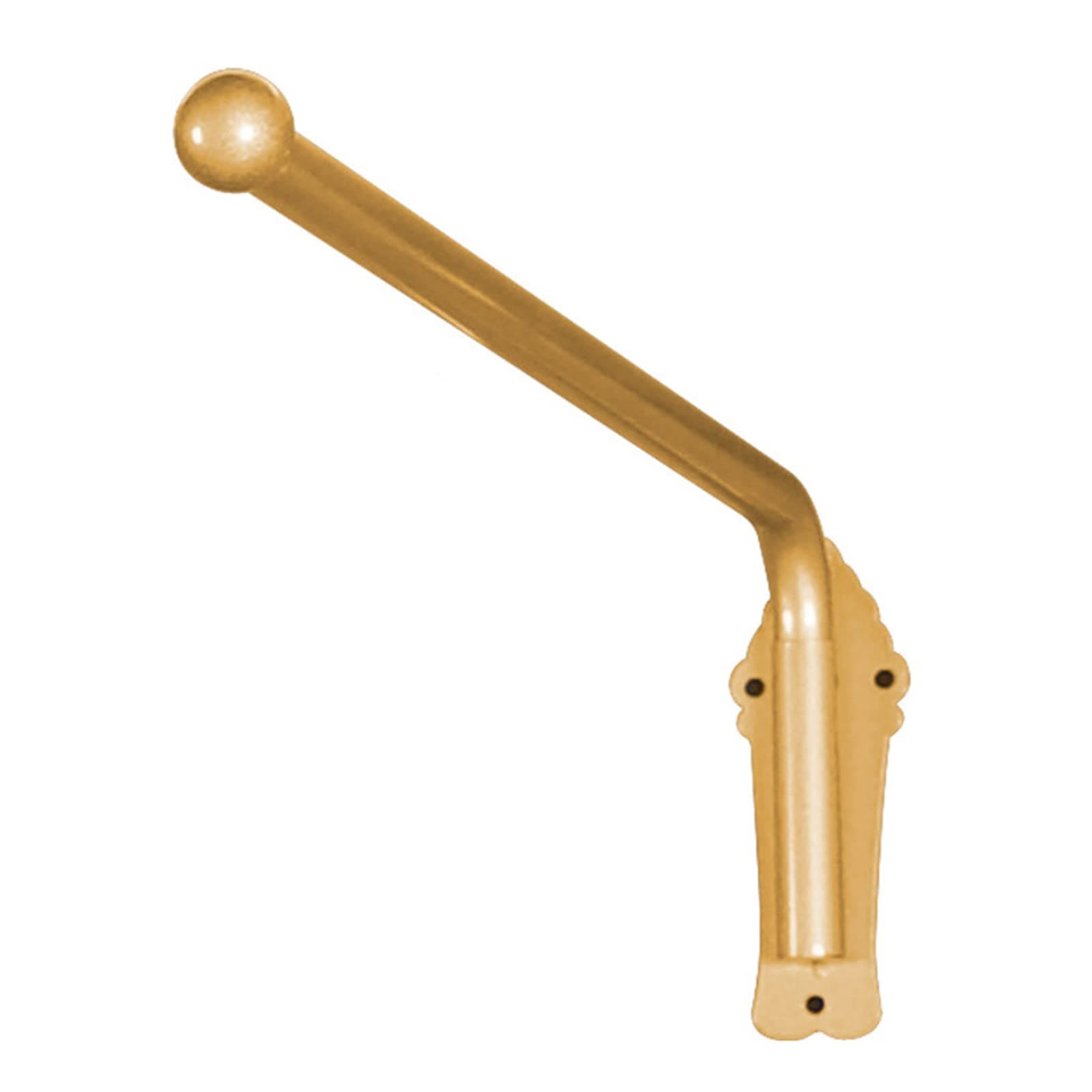 Heavy Duty Swing Arm Curtain Rods, Portiere Iron Drapery Rod with Finials,Movable Window Curtain Rail Display Stand for Front Door Store Kitchen Bathroom(70cm(27.6in), Gold)