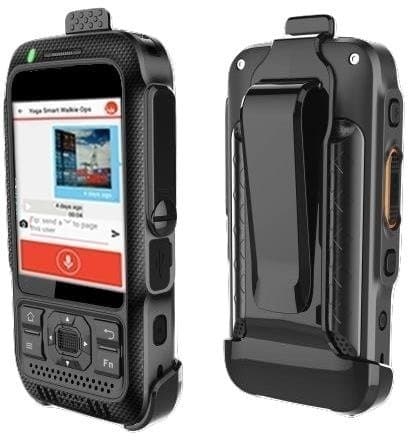 Rugged Android TOKIE TK1000 (Smart Waterproof Walkie Talkie) - 4G LTE 2 Watt Speaker with Camera, Location Tracking, Texting and 4G/3G Calls Made for Enterprise by Smart Walkie