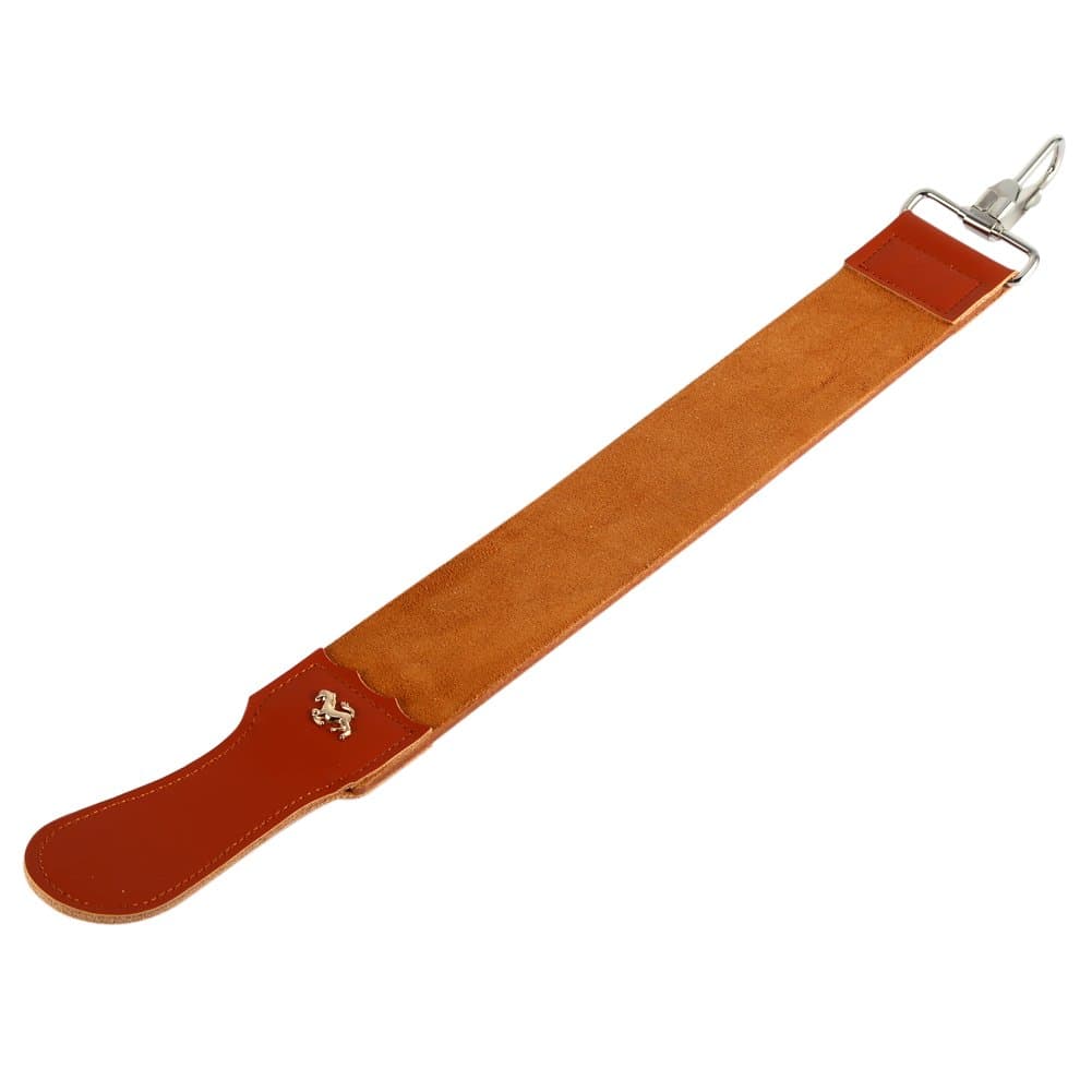 Leather Strop, Practical Reliable Stable Brown Sharpener Strop, Durable Sharpening Chisels Sharpen Knives For Straight Razors