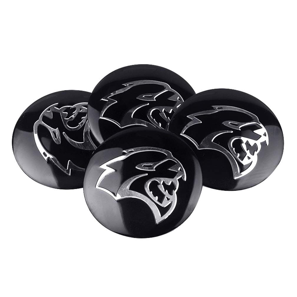 4 Pcs 56mm Car Wheel Rim Center Hub Cap,Car Logo Wheel Hub Caps Badge Trim Sticker,For Dodge Demon Srt Hellcat Challenger Charger
