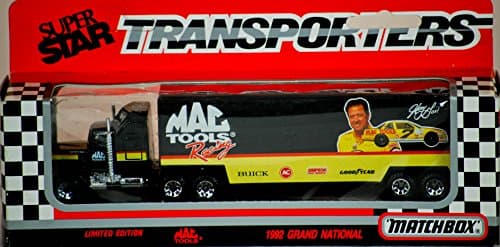 1992 - Matchbox - Super Star Transporters - 1992 Grand National - Mac Tools Racing - Harry Gant - #7 Buick - Hauler - Limited Edition - 1:64 Scale Die Cast - New - Mint - Very Rare - OOP - Collectible