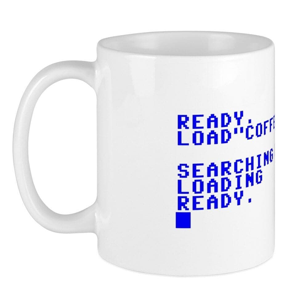 BALAJITRADE Commodore 64 Load Coffee Mug 11 oz Ceramic Mug (22485993) Printed Coffee and Tea Ceramic Mug- 320 ML Ceramic Coffee Mug 2501