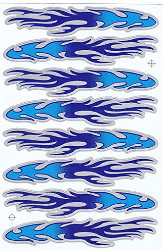 Flames Fire Car Sticker Racing Motorcross Decal Motorcycle Truck Graphic Logo Bicycle Bike Stickers Decoration