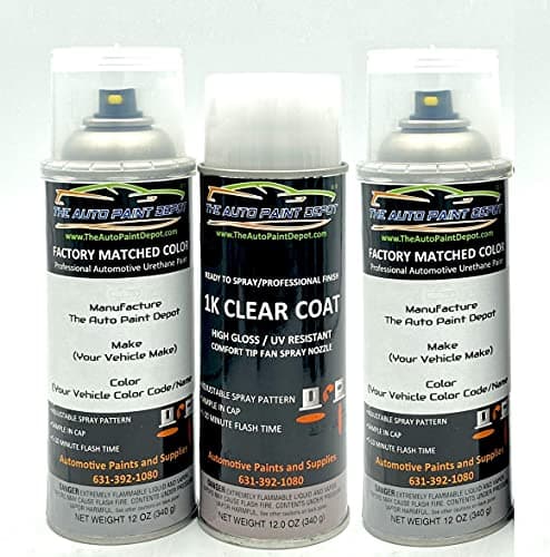 Auto Paint Depot Touch Up Paint for Lexus ES300,LX450,LX470,RX300-White Pearl Tri-Coat 057 (All Years, All Models) Aerosol Spray with Clear Coat