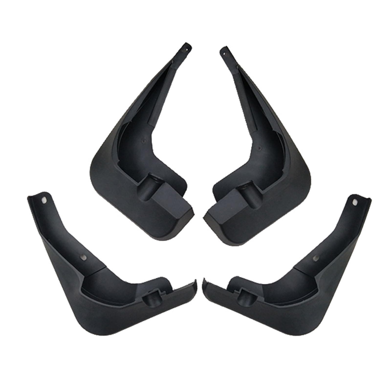 4PCS Mud Flaps Guards Splash Kit for Fo-rd Focus Sedan ST Sports 2019, Front and Rear Wide Mudflaps Complete With Mounting Screws - Easy Fit/Guards