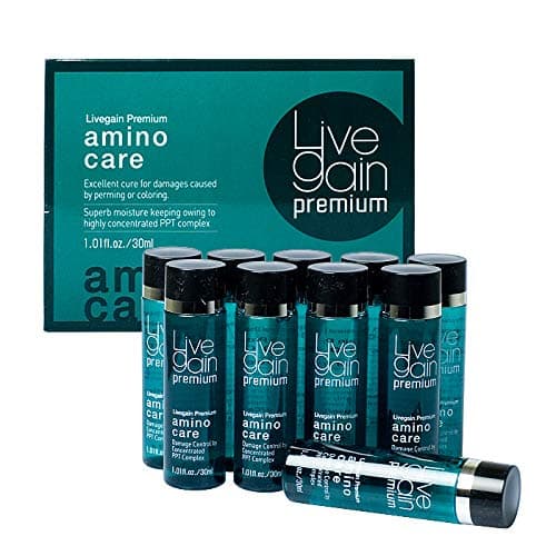 Amino Care Hair Ampoule treatment, Repair of Damaged Hair, Keratin PPT, Pre & After Perm Dye Bleach 30ml x10vials