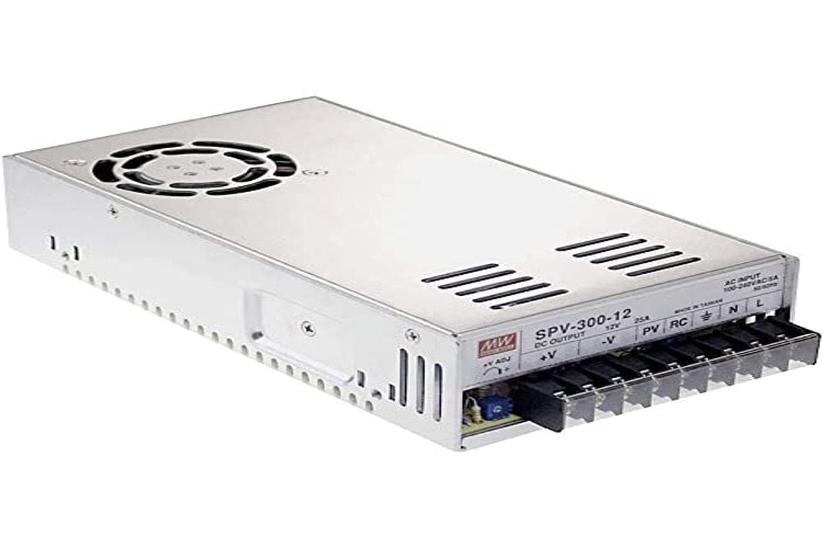 "Mean Well USA SPV-300-24 POWER SUPPLY, AC-DC, ENCLOSED, SWITCHING, 300W, 24V, 12.5A W/PFC FUNCTION"