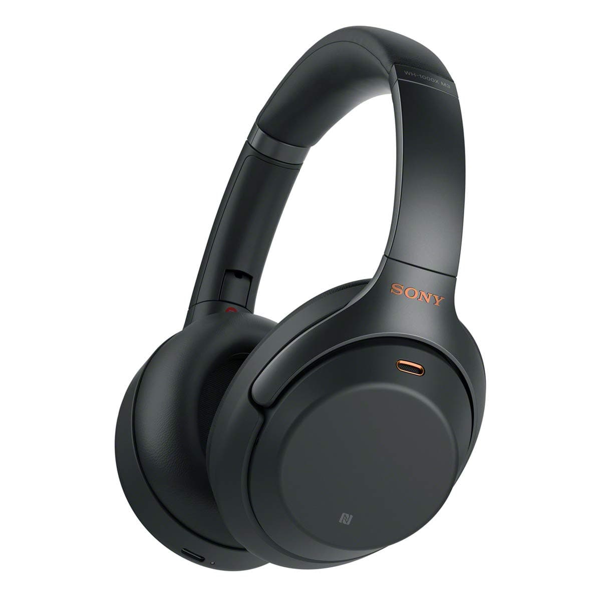 Sony WH1000XM3 Noise Cancelling Headphones, Wireless Bluetooth Over the Ear Headset – Black (2018 Version)